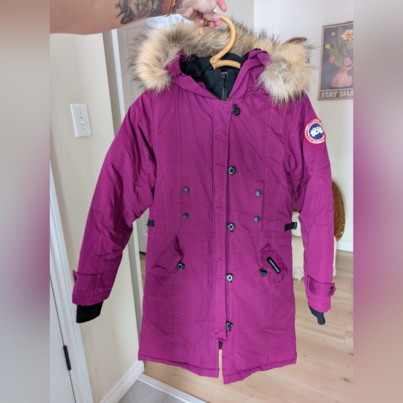 Canada Goose Women's Kensington Parka - Pink - Size Small - Picture 5 of 11